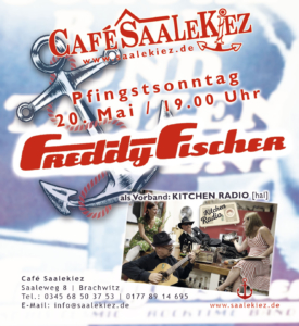 Freddy Fischer im Saalekiez, Supportband Kitchen Radio aus Halle
